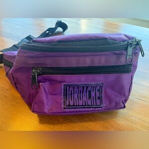 Jordache 80’s/90’s Vintage Purple Fanny pack/ crossbody bag